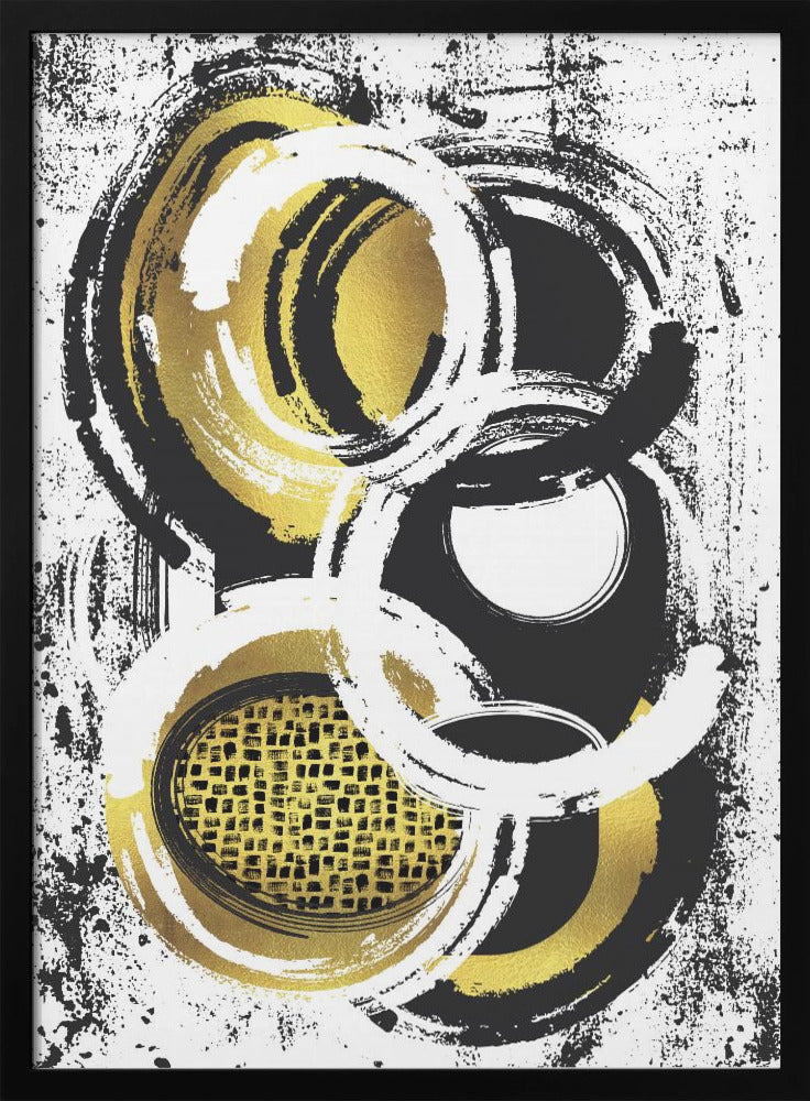 Wandbild Abstraktes Gemälde Nr. 2 | Gold