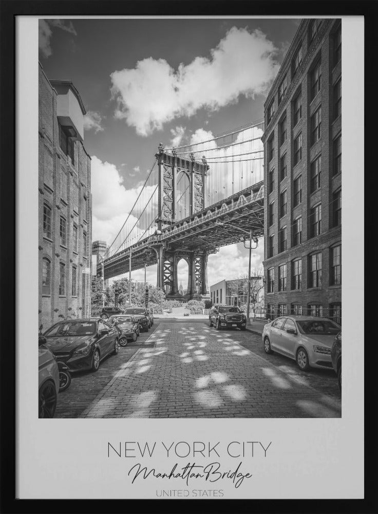Wandbild-NEW YORK CITY Manhattan Bridge
