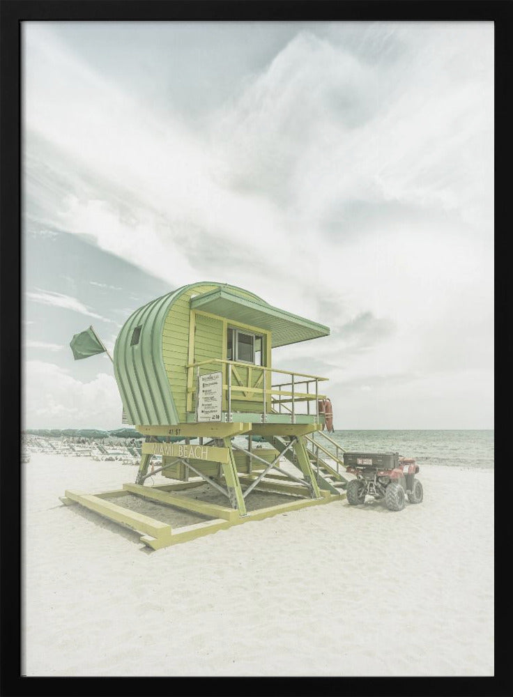 Wandkunst Vintage Florida Flair in Miami Beach