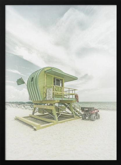 Wandkunst Vintage Florida Flair in Miami Beach