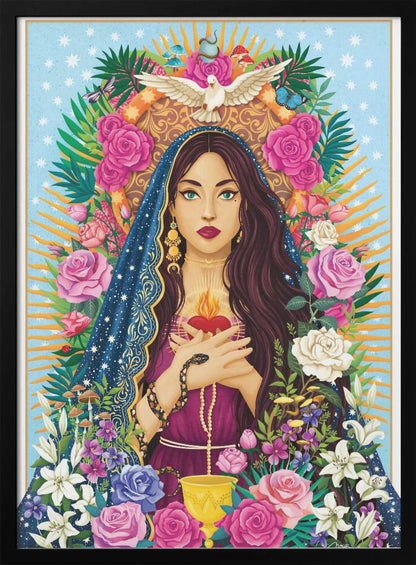 Wandbild Mutter Maria / Maria Magdalena