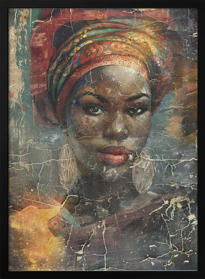 Wandbild Afrikanische Kunst Illustration Wandkunst 068