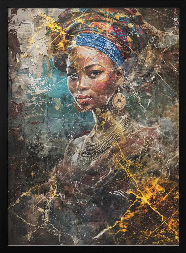 Wandkunst Afrikanische Kunst Illustration Wandkunst 067