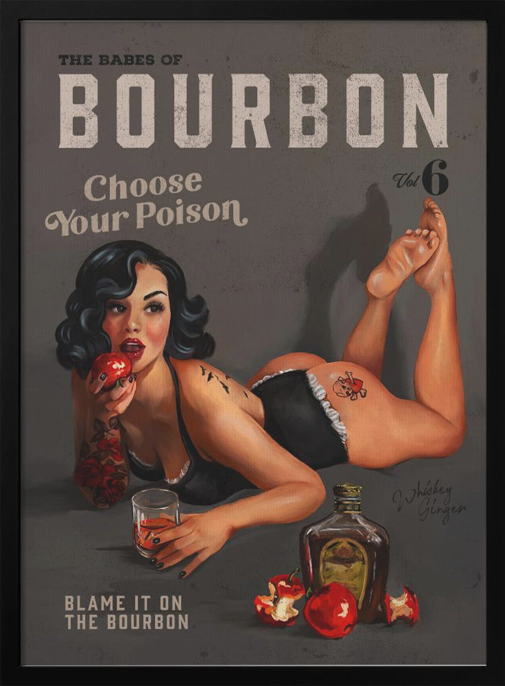 Wandbild Babes of Bourbon Vol 6 Choose Your Poison Sexy Pinup