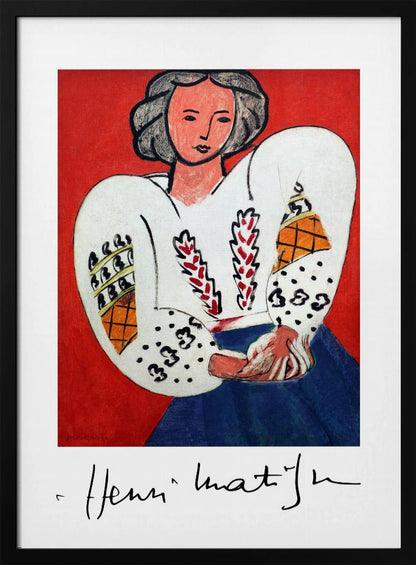 Wandbild Henri Matisse, La Camicetta Romena, 1940