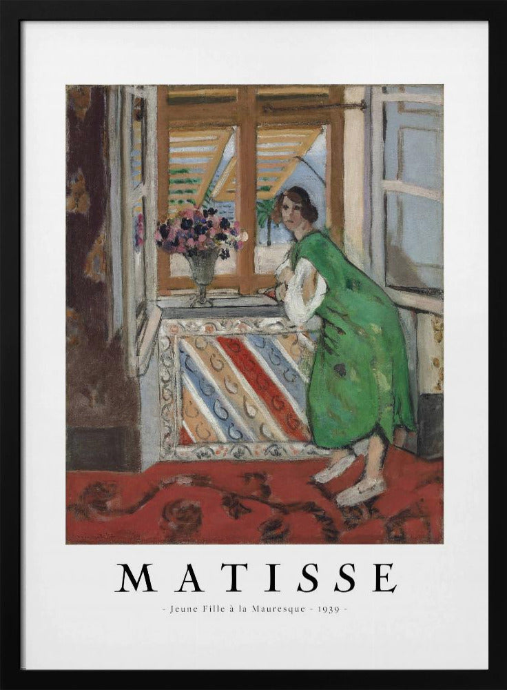 Wandbild Jeune Fille a La Mauresque 1939