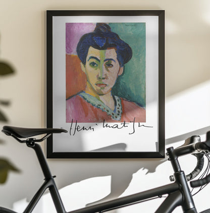 Wandbild La Raie Verte mit Unterschrift