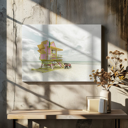 Wandbild MIAMI BEACH Vintage Florida Flair