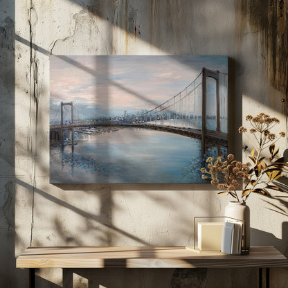 Wandkunst-Ermilkina Waltwhitmanbridge  Öl