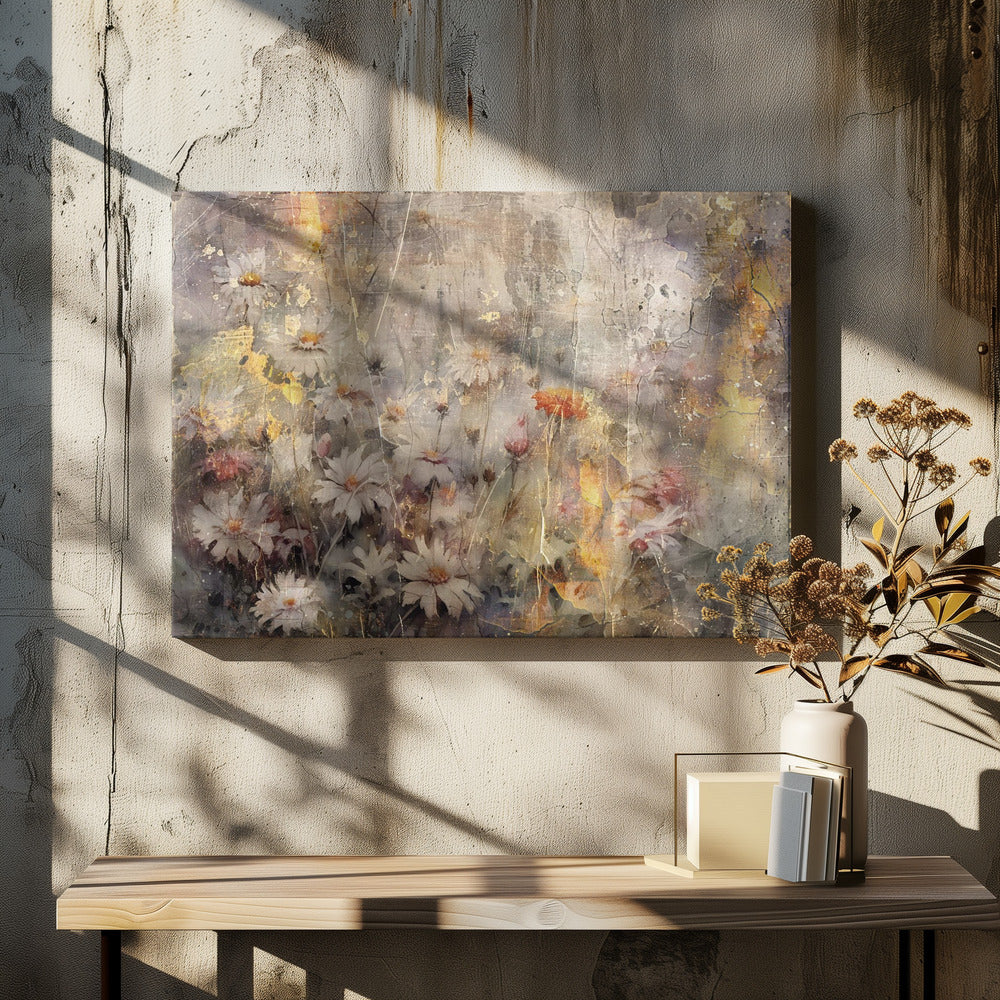 Wandbild Blume Floral Kunst Illustration Wandbild 010