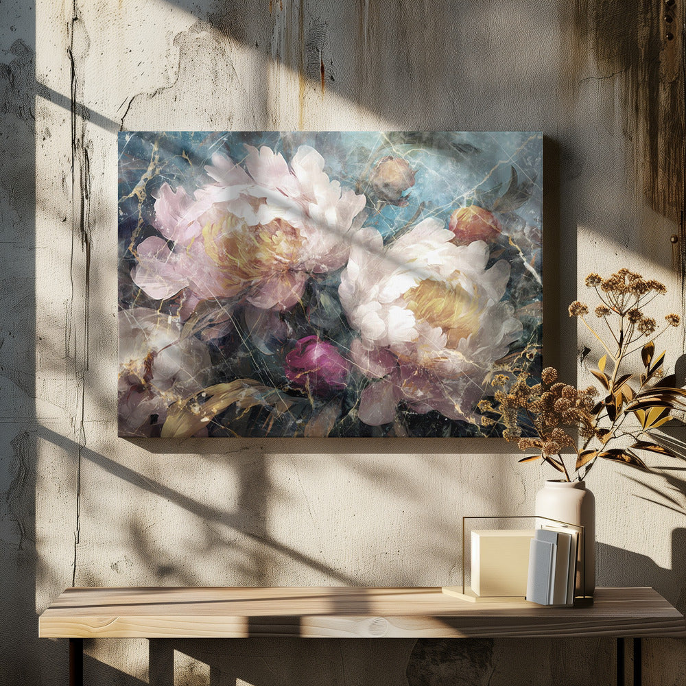 Wandbild Blumen Blumenkunst Illustration Wandkunst 015