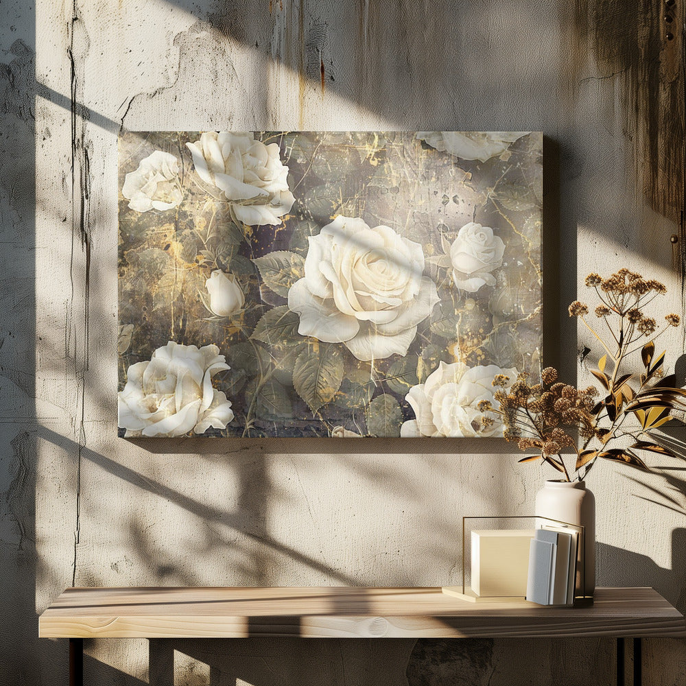 Wandbilder Blumen Blumenschmuck Illustration Wandkunst 069