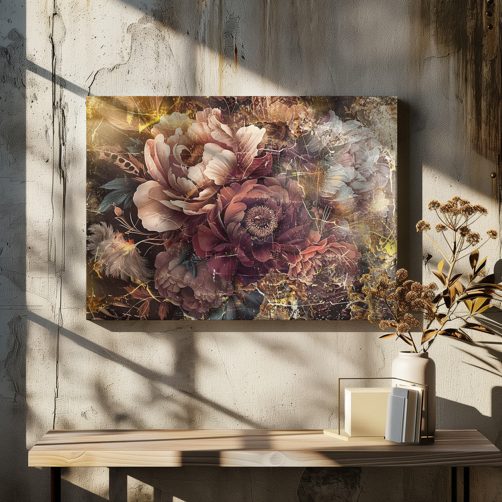 Wandbilder Blumen Blumen Illustration Wandkunst 096