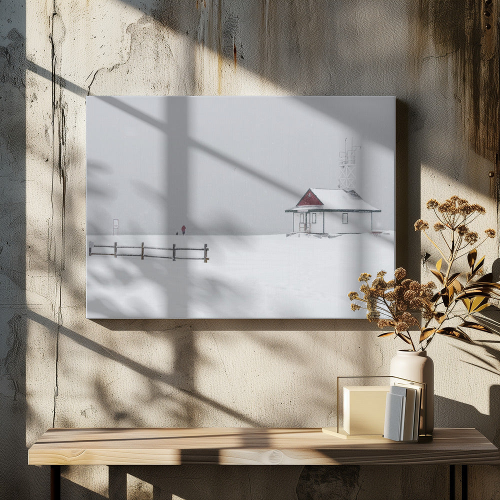Wandbild Gildehaus am Strand I Leinwandbild