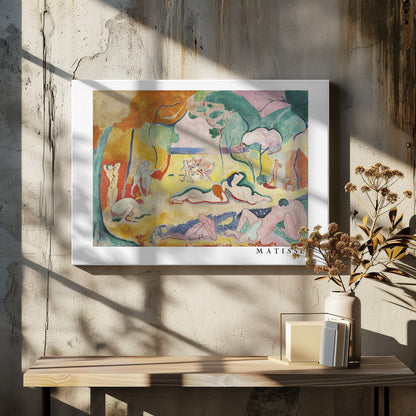 Wandbild La Joie De Vivre, mit Rahmen