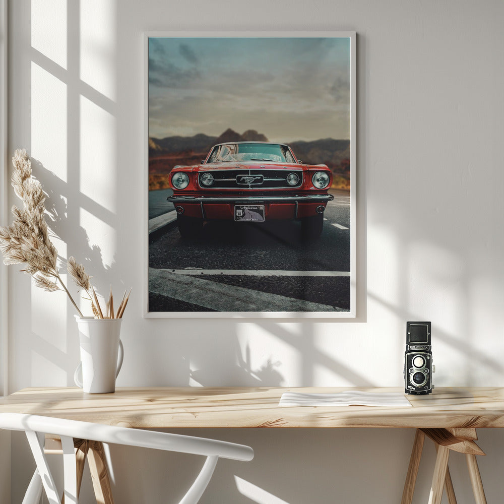 Wandbild Oldtimer Liebe