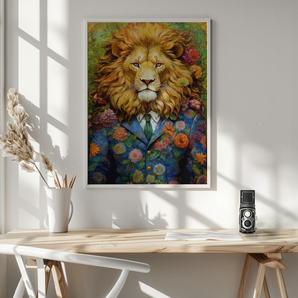 Wandbild Löwe Tierkunst #löwe