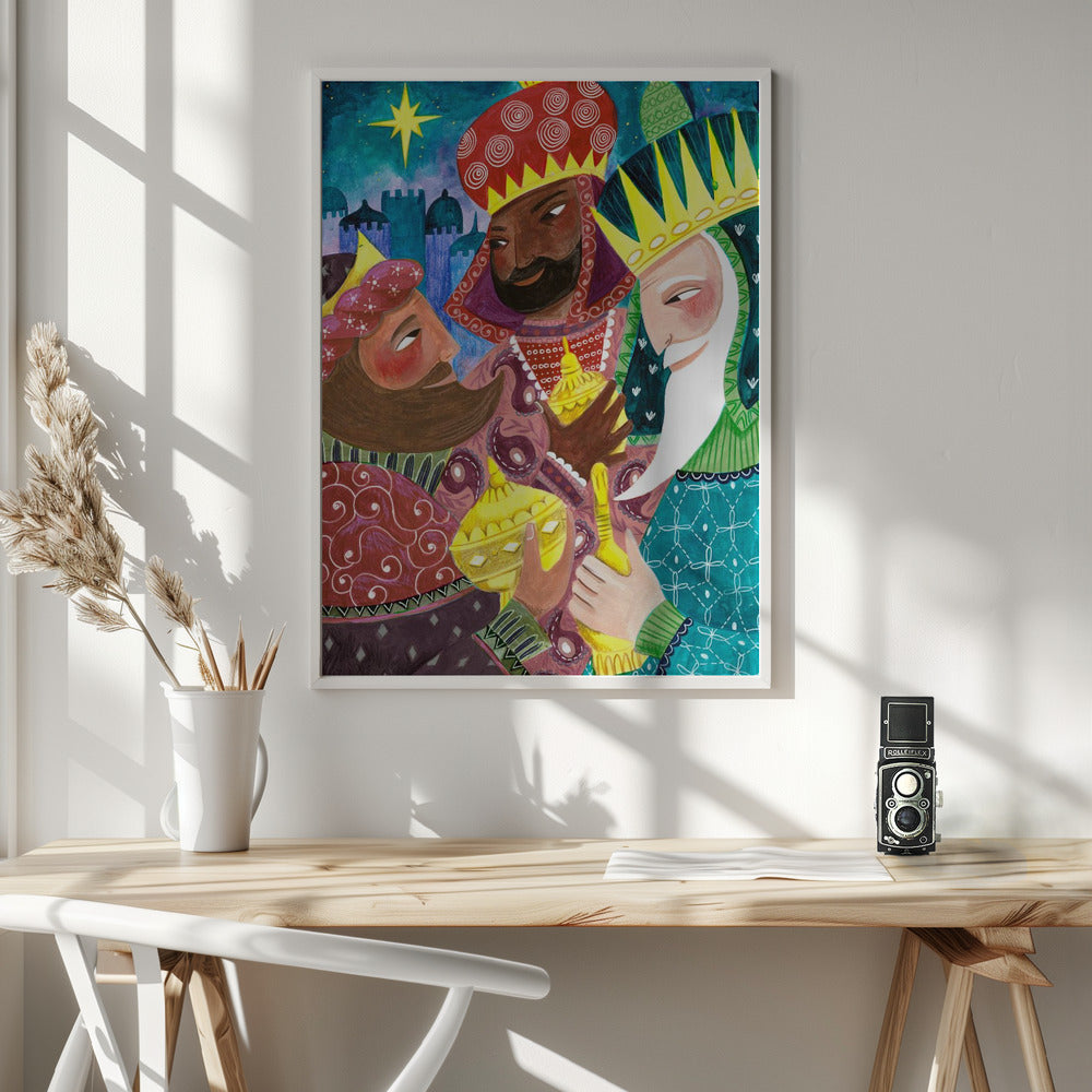 Wandbild Heilige Drei Könige Leinwanddruck