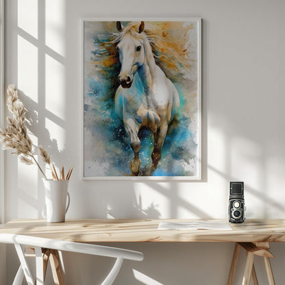 Wandbild Aquarell Pferd (14)