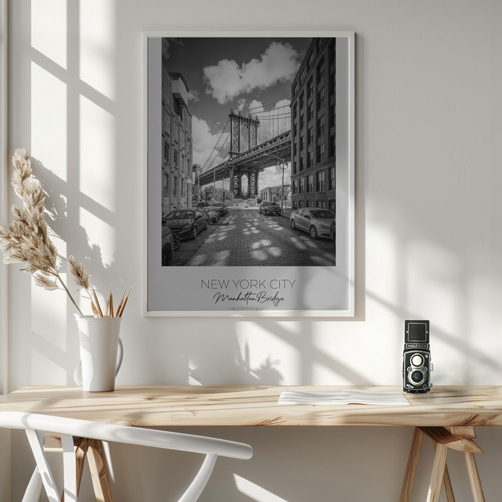 Wandbild-NEW YORK CITY Manhattan Bridge