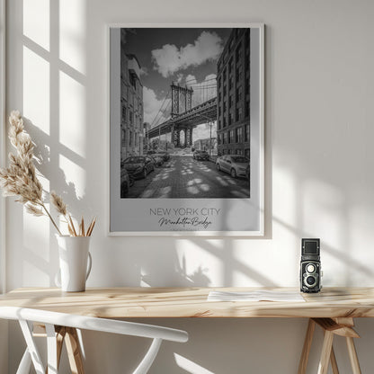 Wandbild-NEW YORK CITY Manhattan Bridge