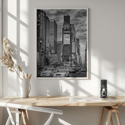 Wandbild NEW YORK CITY Times Square - Monochrom