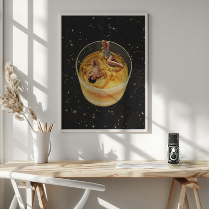 Wandbild Whisky-Freunde – On the rocks