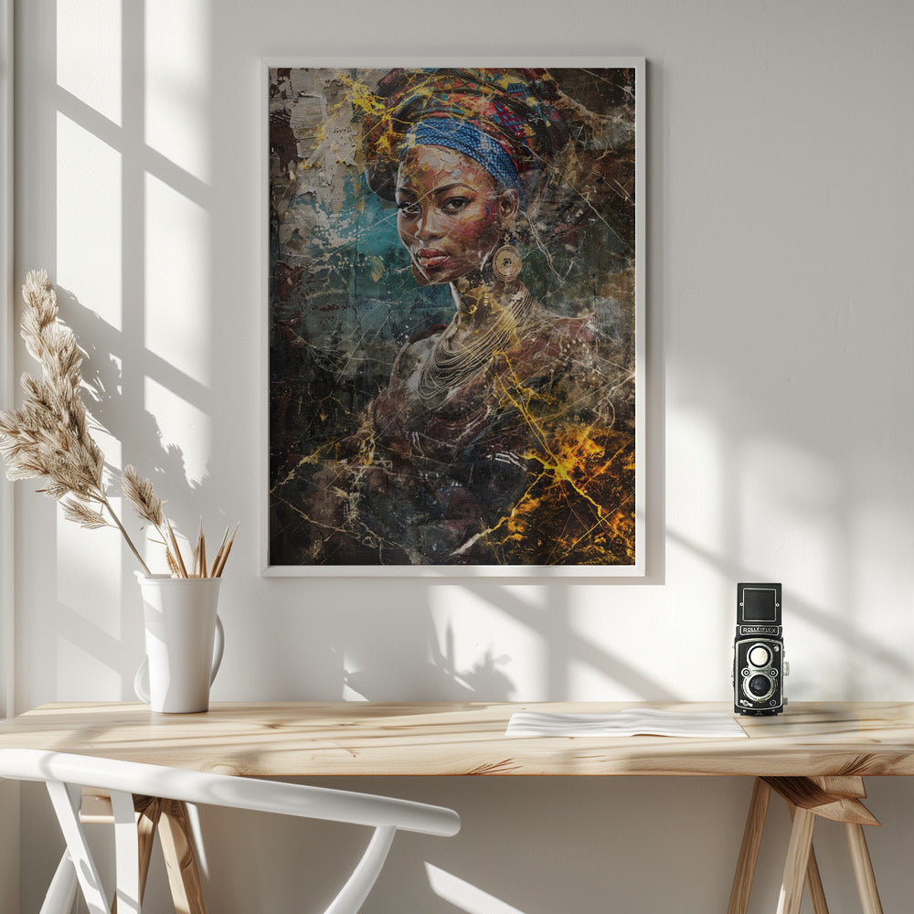 Wandkunst Afrikanische Kunst Illustration Wandkunst 067