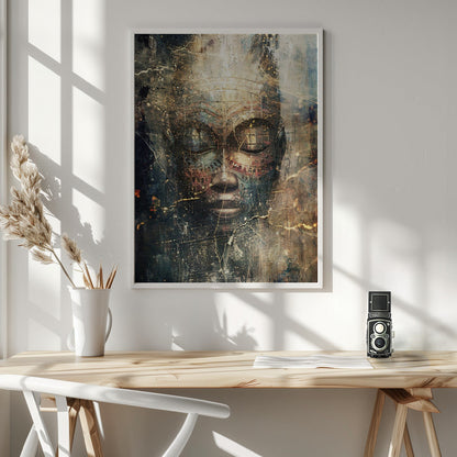 Wandbild Afrikanische Kunst Illustration Wandkunst 111