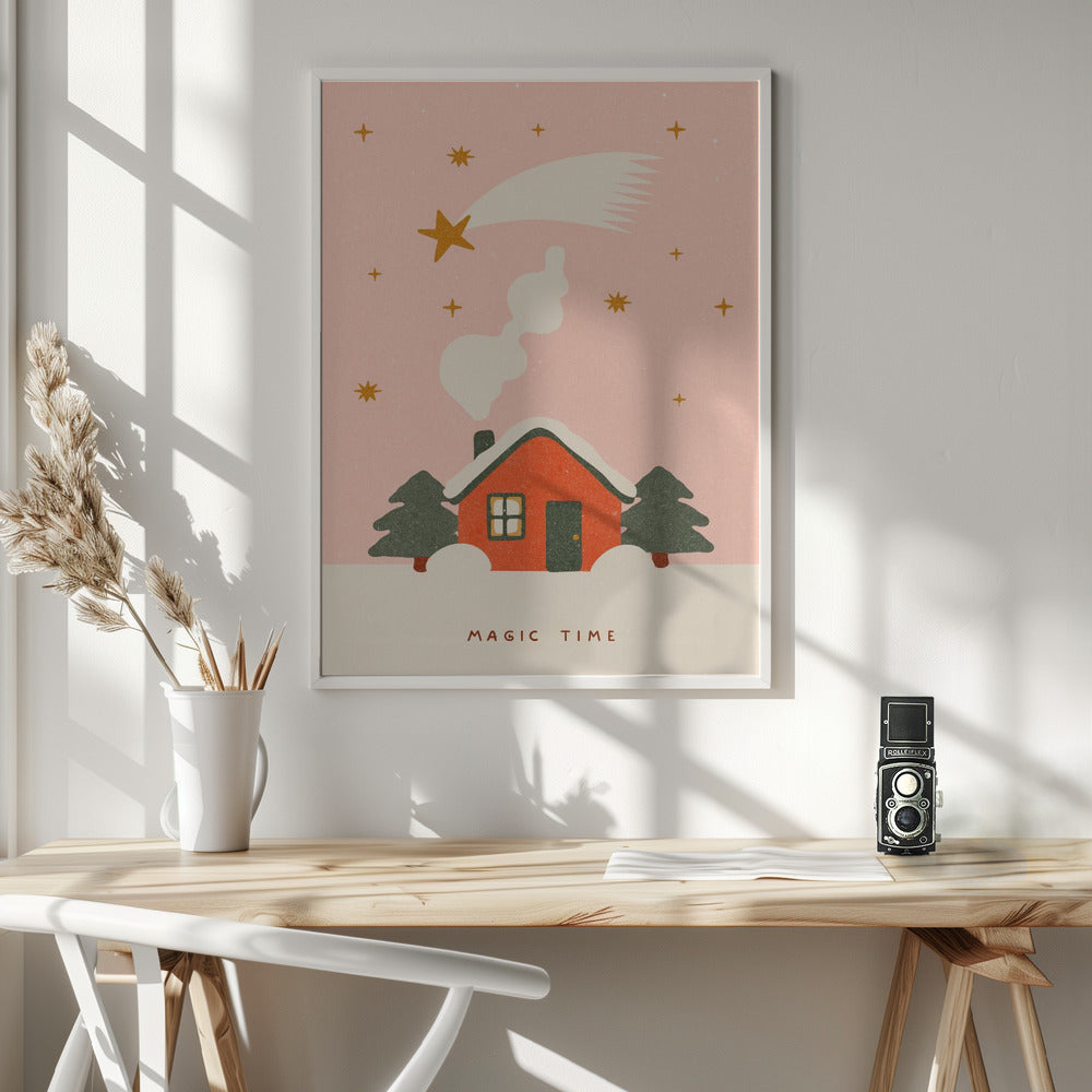Wandbild Eine magische Zeit zu Weihnachten Leinwandbild