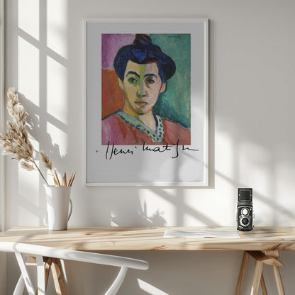 Wandbild La Raie Verte mit Unterschrift