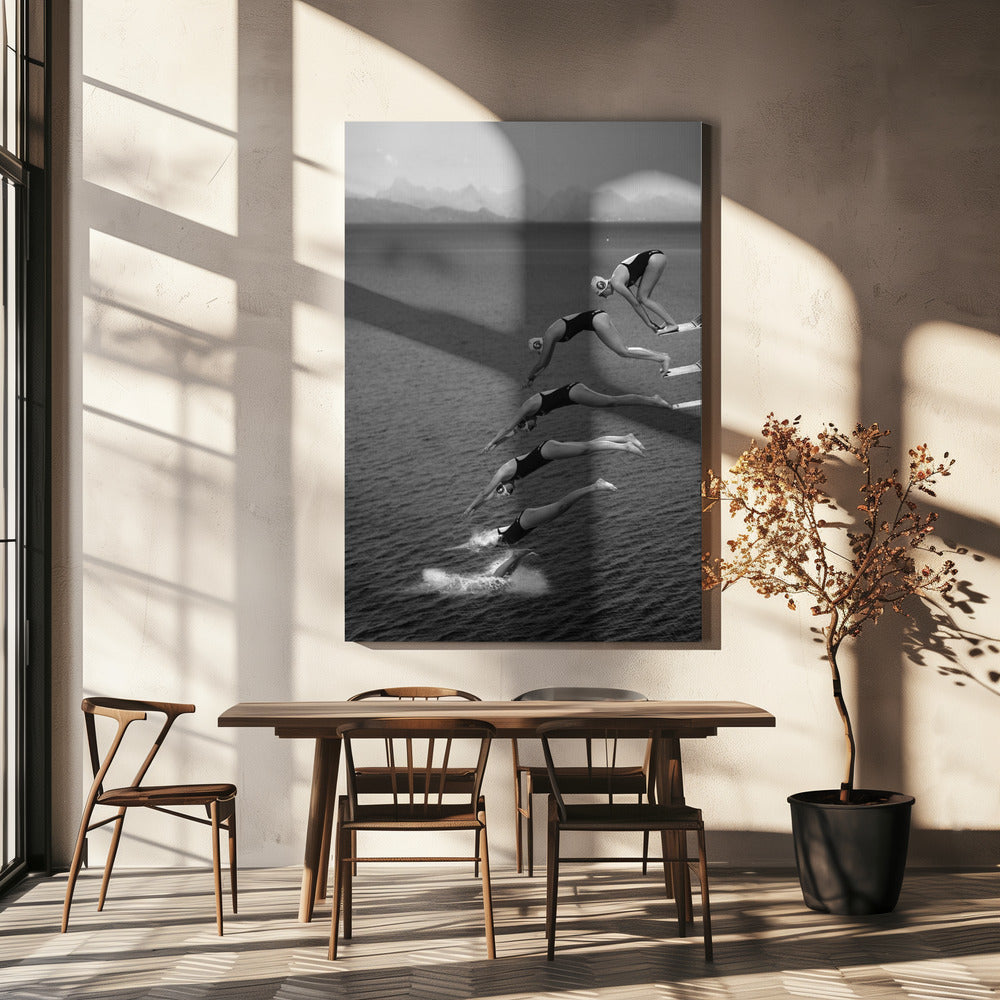 Wandbild Die Schönheit des Tauchens