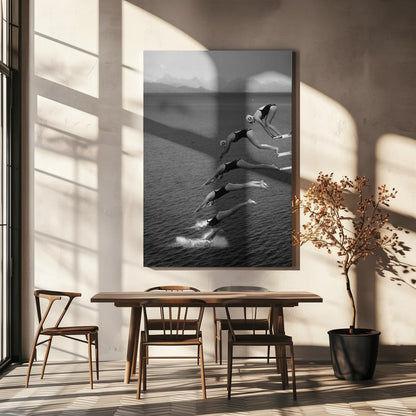 Wandbild Die Schönheit des Tauchens