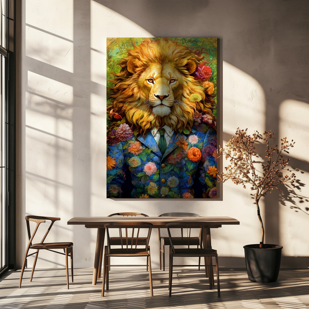 Wandbild Löwe Tierkunst #löwe
