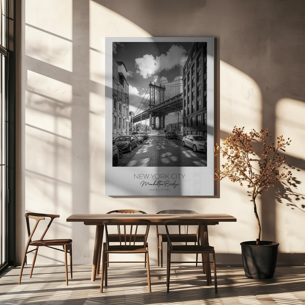 Wandbild-NEW YORK CITY Manhattan Bridge