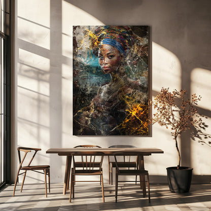 Wandkunst Afrikanische Kunst Illustration Wandkunst 067