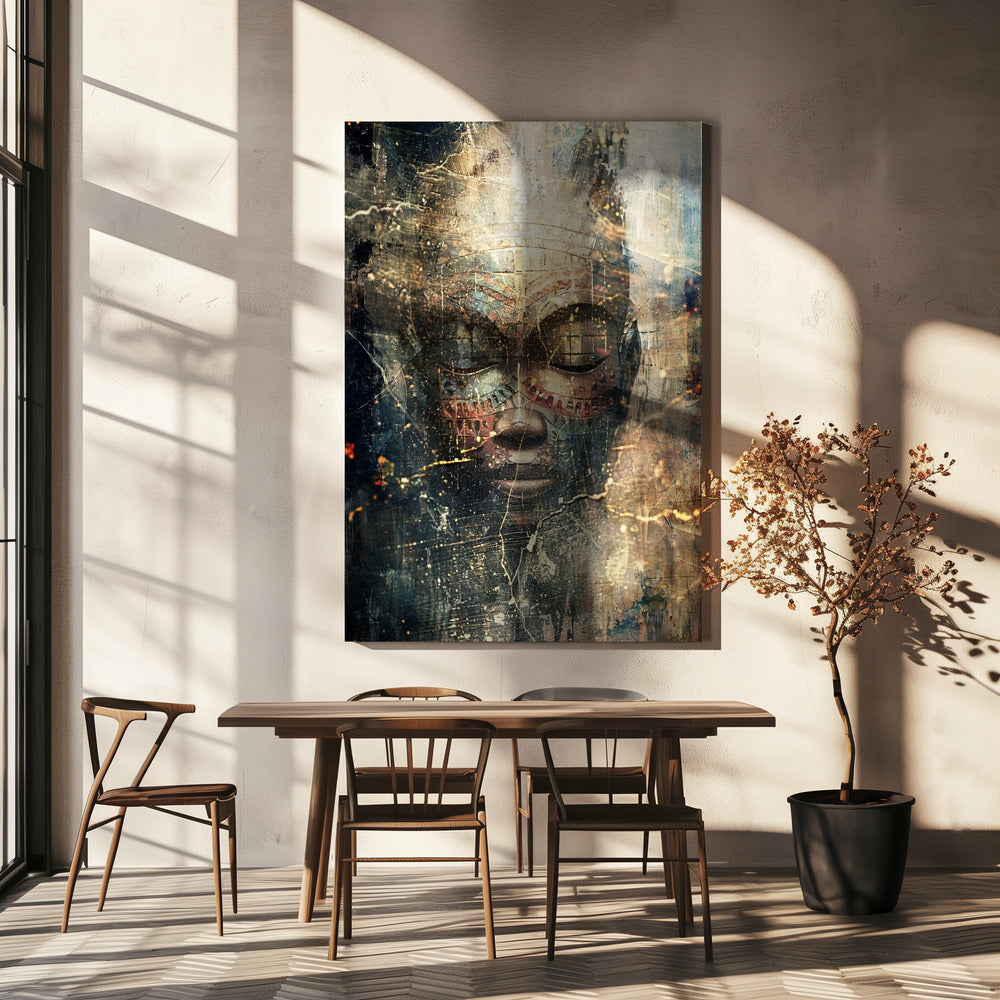 Wandbild Afrikanische Kunst Illustration Wandkunst 111