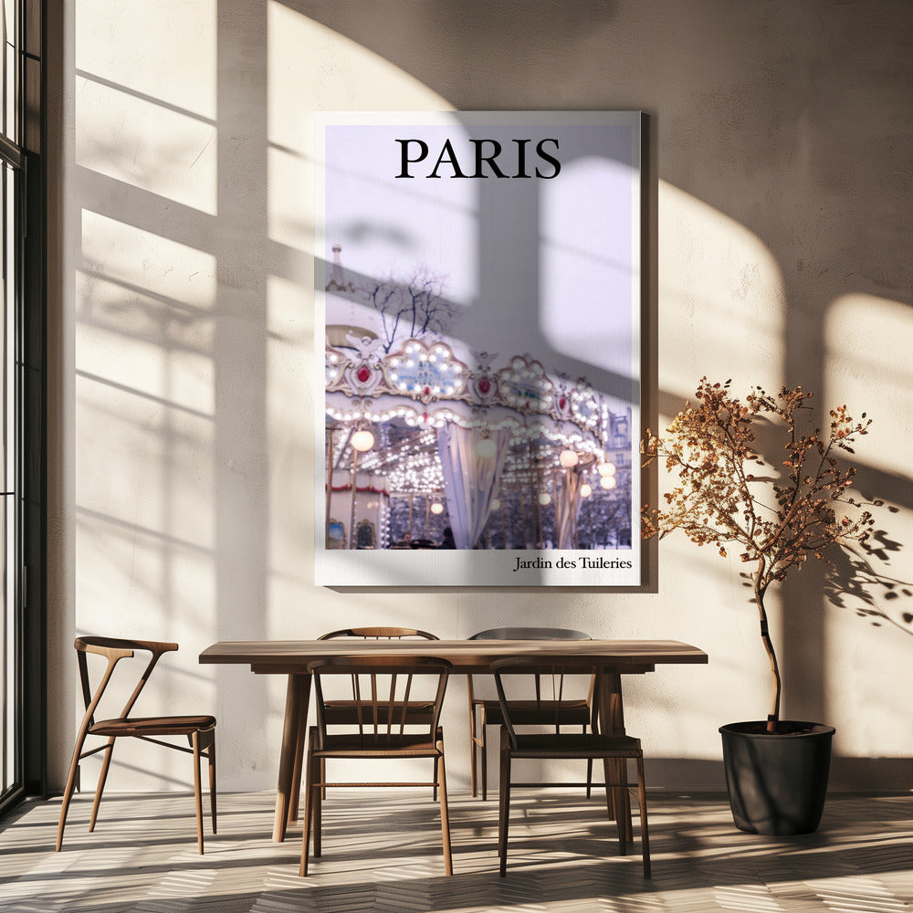 Wandbild Parisjardin Ratioiso Leinwandbild