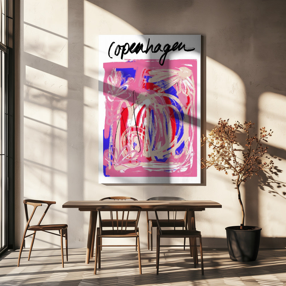Wandbild Kopenhagenabstrakt5 Größe24x36