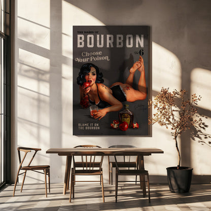 Wandbild Babes of Bourbon Vol 6 Choose Your Poison Sexy Pinup