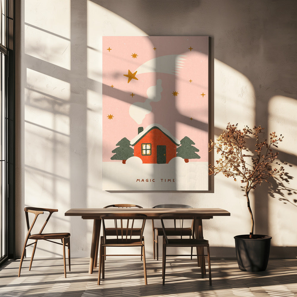 Wandbild Eine magische Zeit zu Weihnachten Leinwandbild