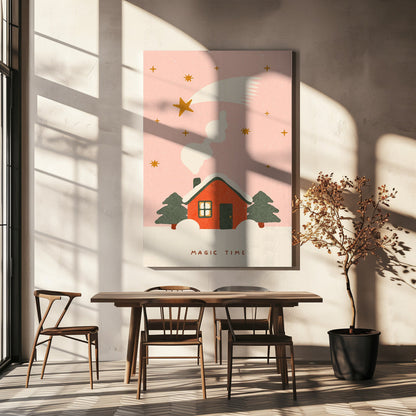 Wandbild Eine magische Zeit zu Weihnachten Leinwandbild