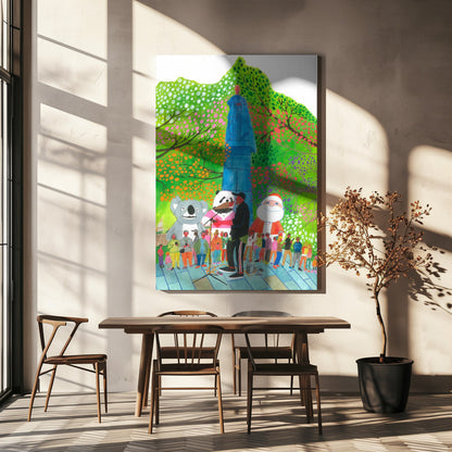 Wandbild Leinwandbild Straßenkonzert