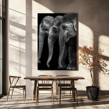 Wandbild Die Natur ist ein großartiges Meisterwerk, ein Elefant; das einzige harmlose große Ding ...
