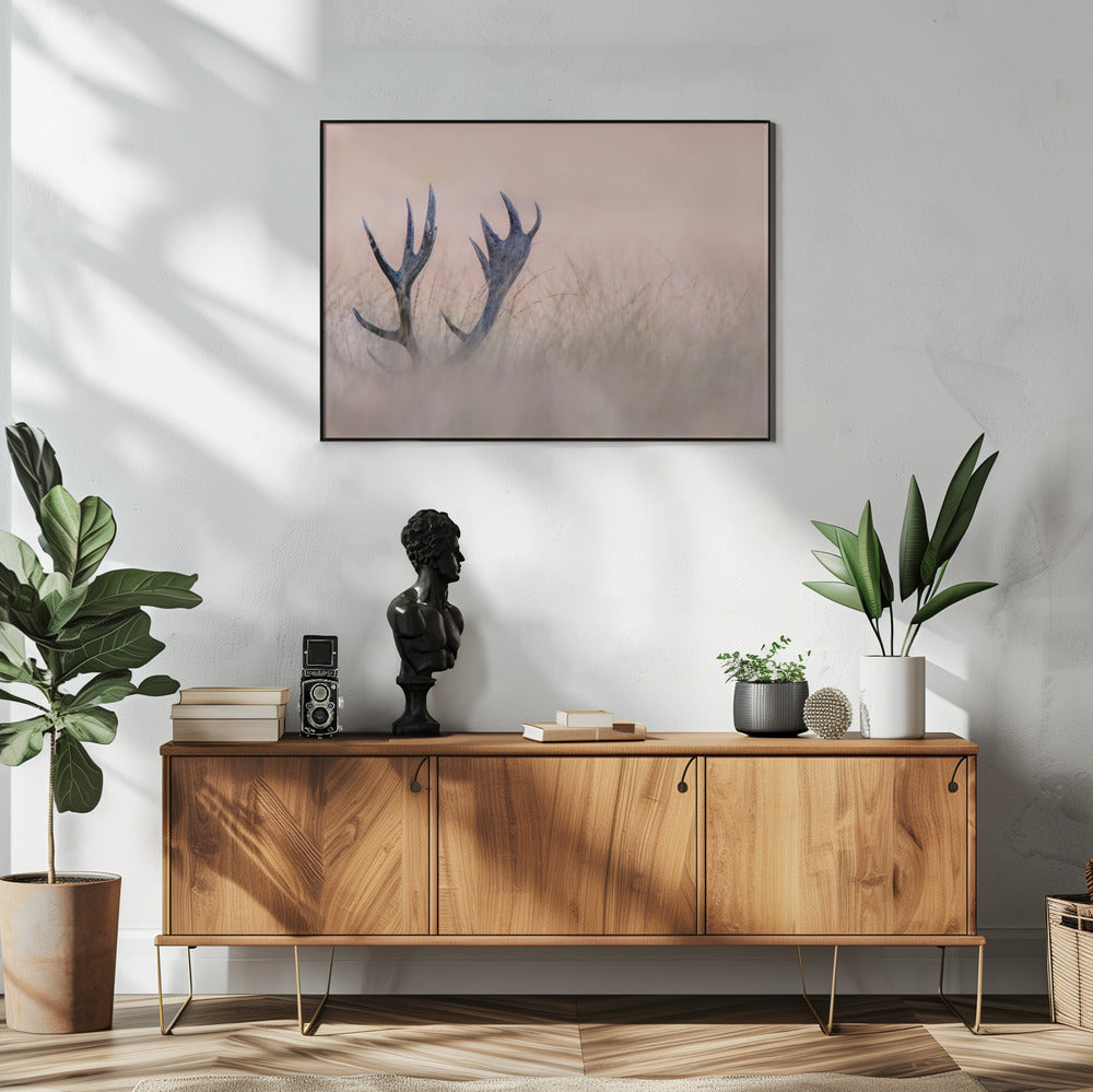 Wandkunst   Verstecken spielen (Horn vom Hirsch)