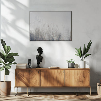 Wandbild Landschaft aus Schilf und Gras