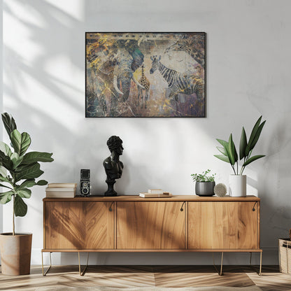 Wall art African Art Illustration Wallart 113