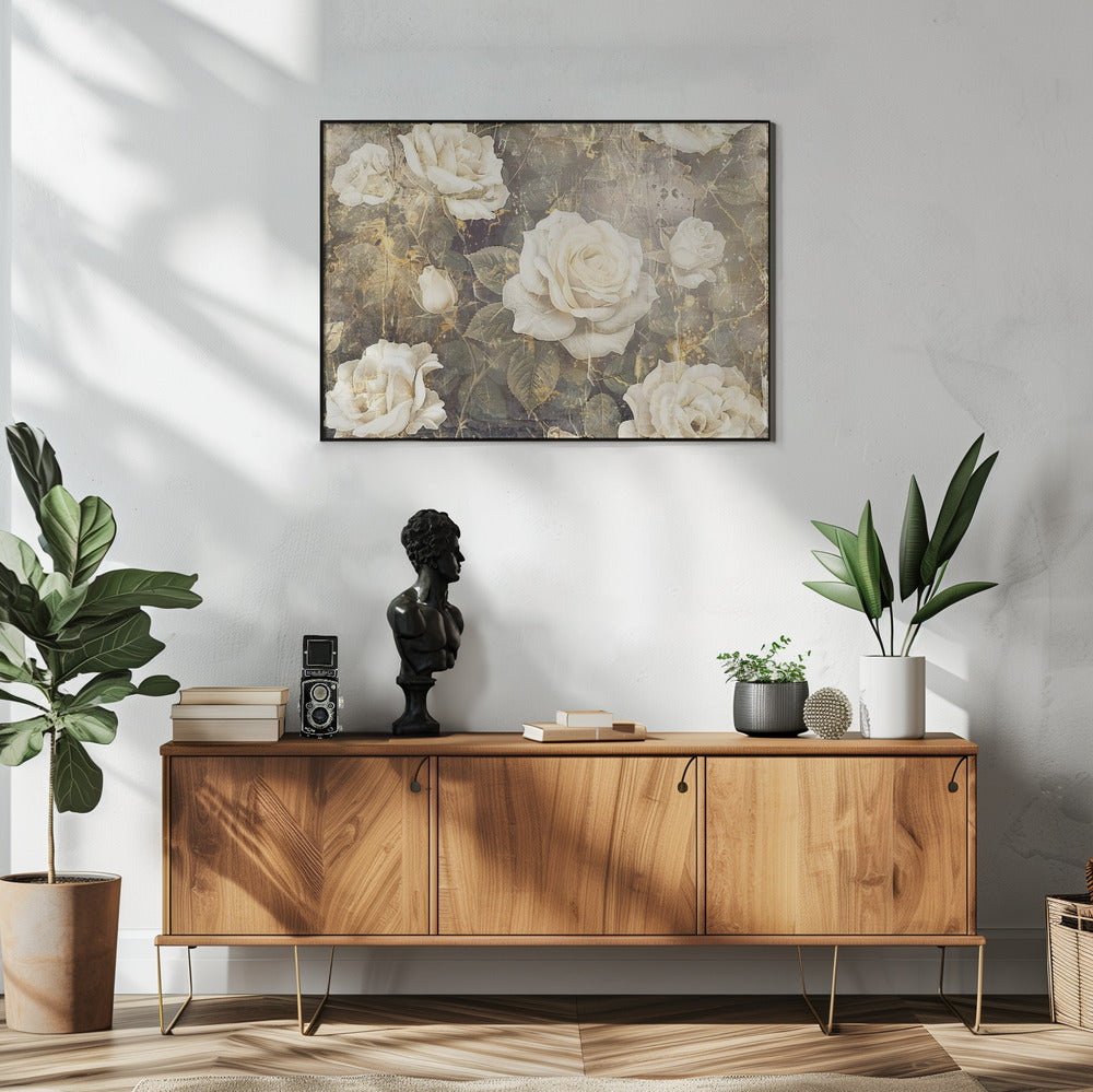 Wandbilder Blumen Blumenschmuck Illustration Wandkunst 069