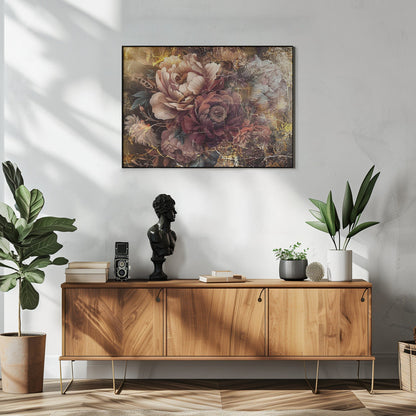 Wandbilder Blumen Blumen Illustration Wandkunst 096