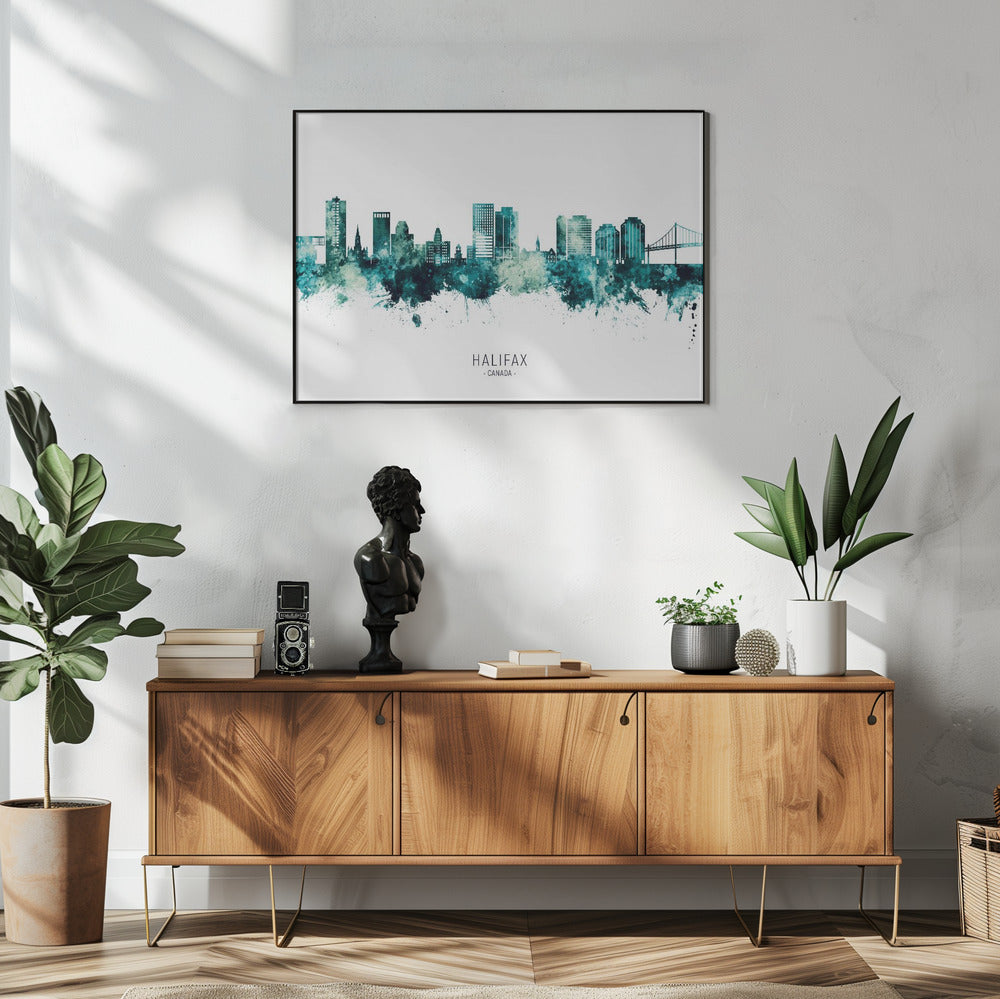 Wall art Halifax Canada Skyline